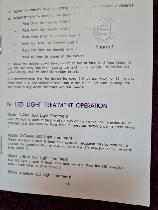 Aparat pentru intinerirea pielii 5 in 1 Horigen™ Photon Skin