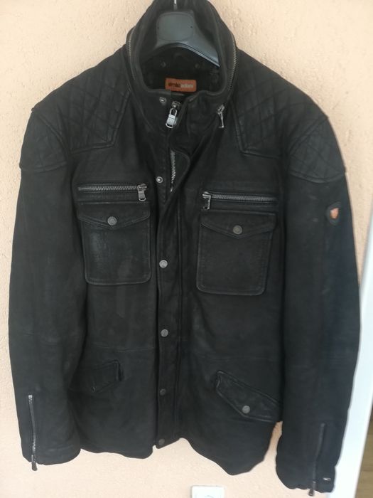 Geaca piele bărbati Emilio Adani mărimea xl