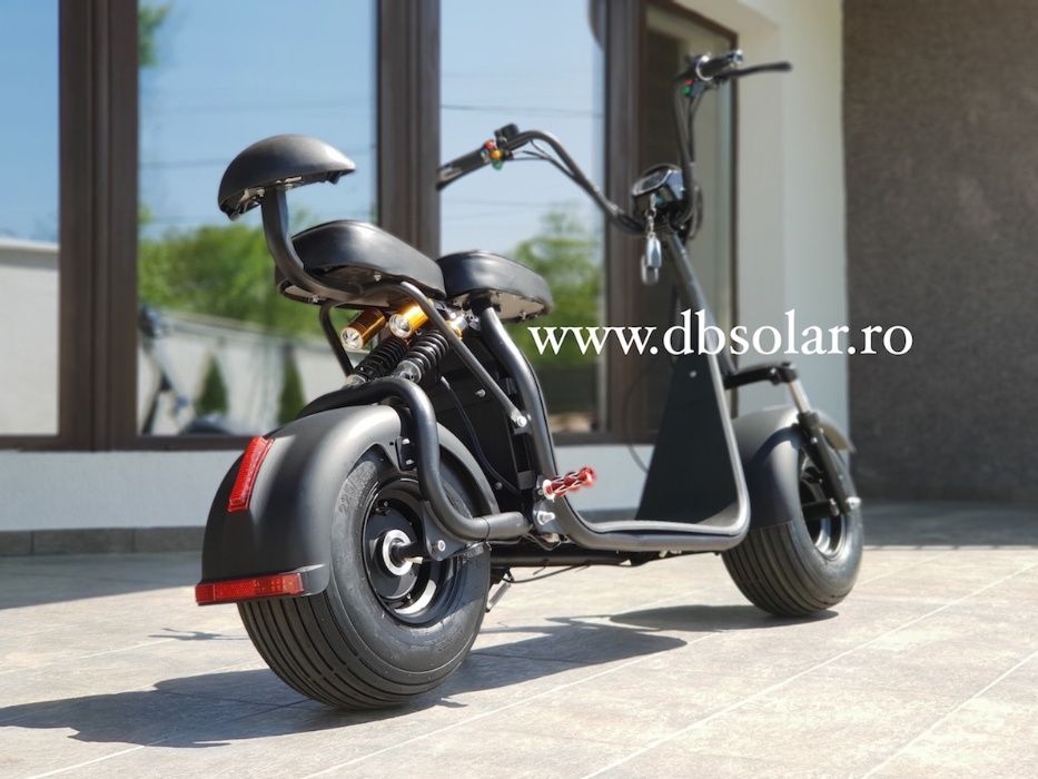 SCOOTER ELECTRIC Trotineta 12Ah 40Km Autonomie Scuter Harley SIGILAT‼️