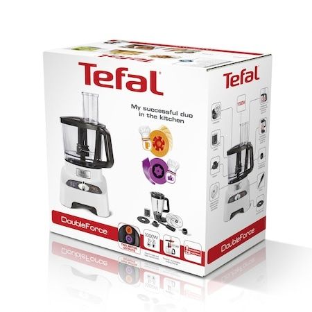 Кухненски робот Tefal Double Force DO8221, 1000W, 2 контакта, Функция