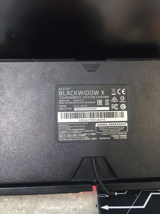 Tastatura mecanica razer blackwindow X tournament edition chroma