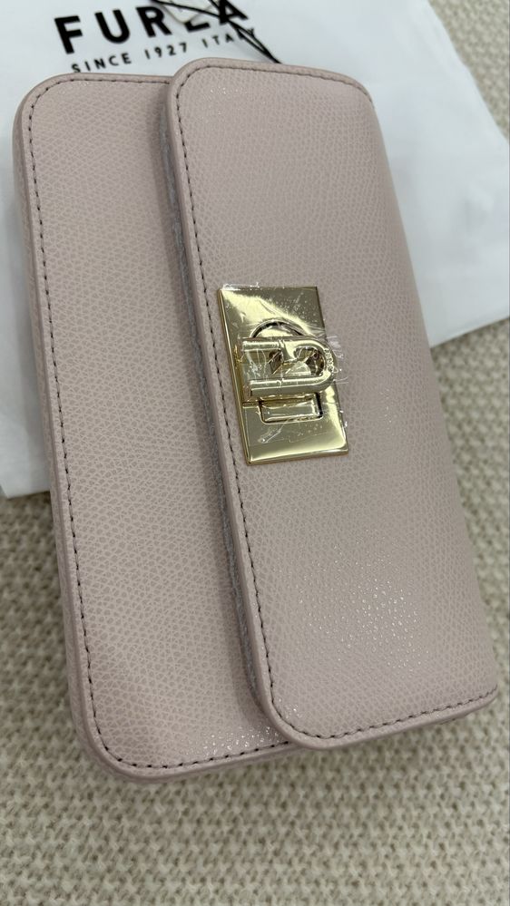 Чанта Furla 1927 mini цвят розе