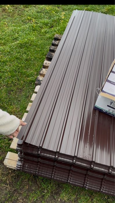 Tablă cutata colorată și zincată  transport gratuit