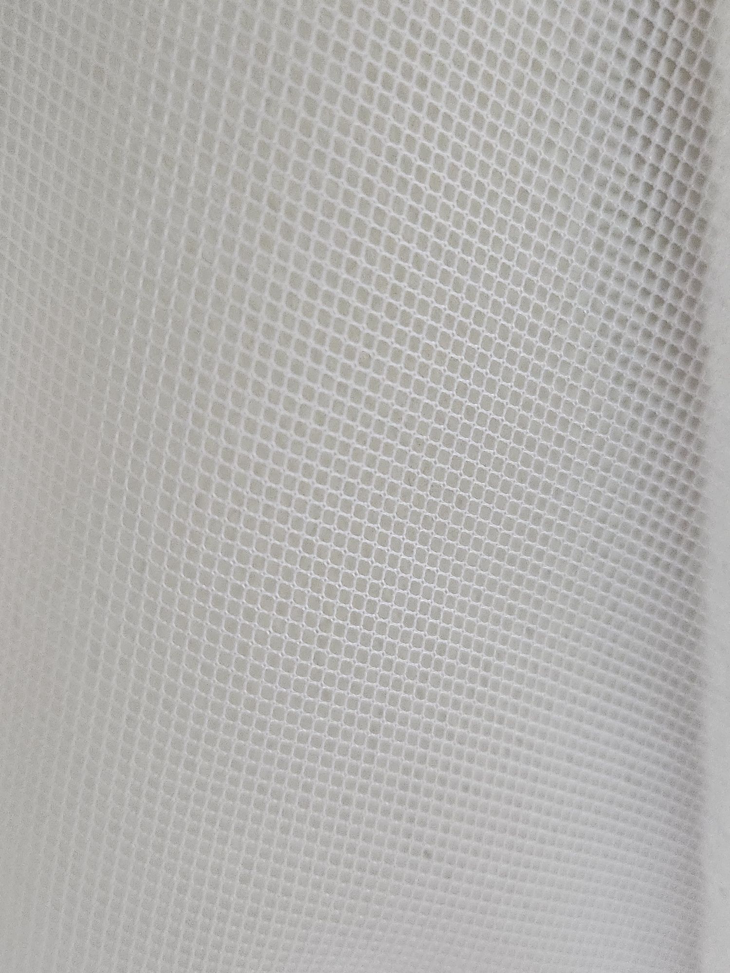 Новая тюль Белая, однотонная полупрозрачная.5м.