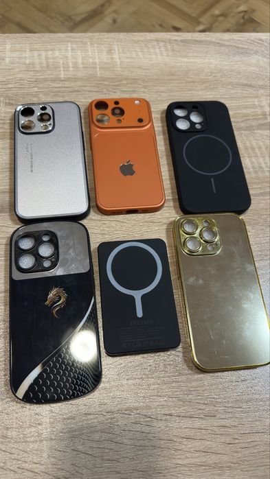 Лот от батерия и 5 кейса за iphone 14 pro