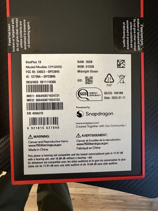 OnePlus 13 16gb/512gb