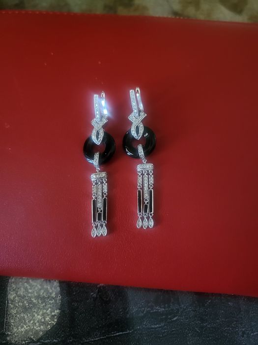 Серьги бриллиантовые