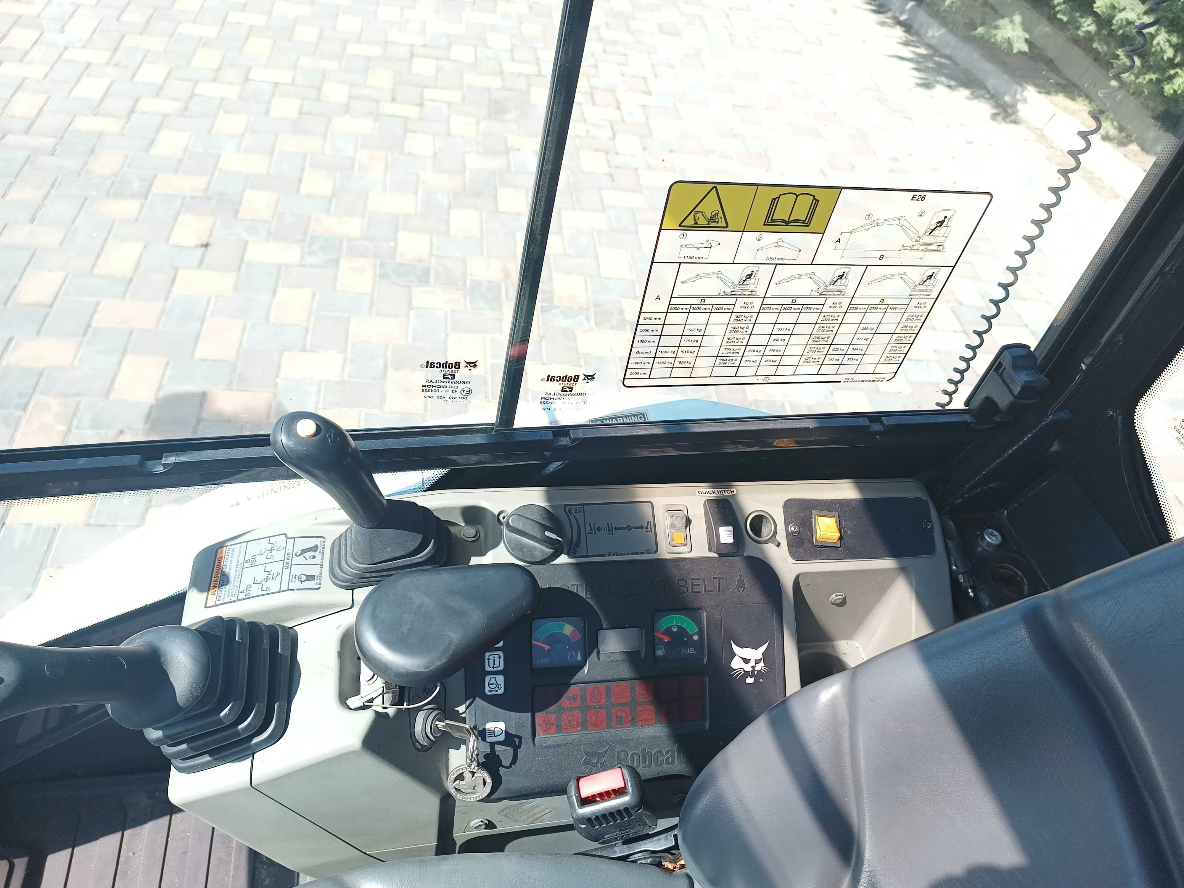 Mini excavator Bobcat E26