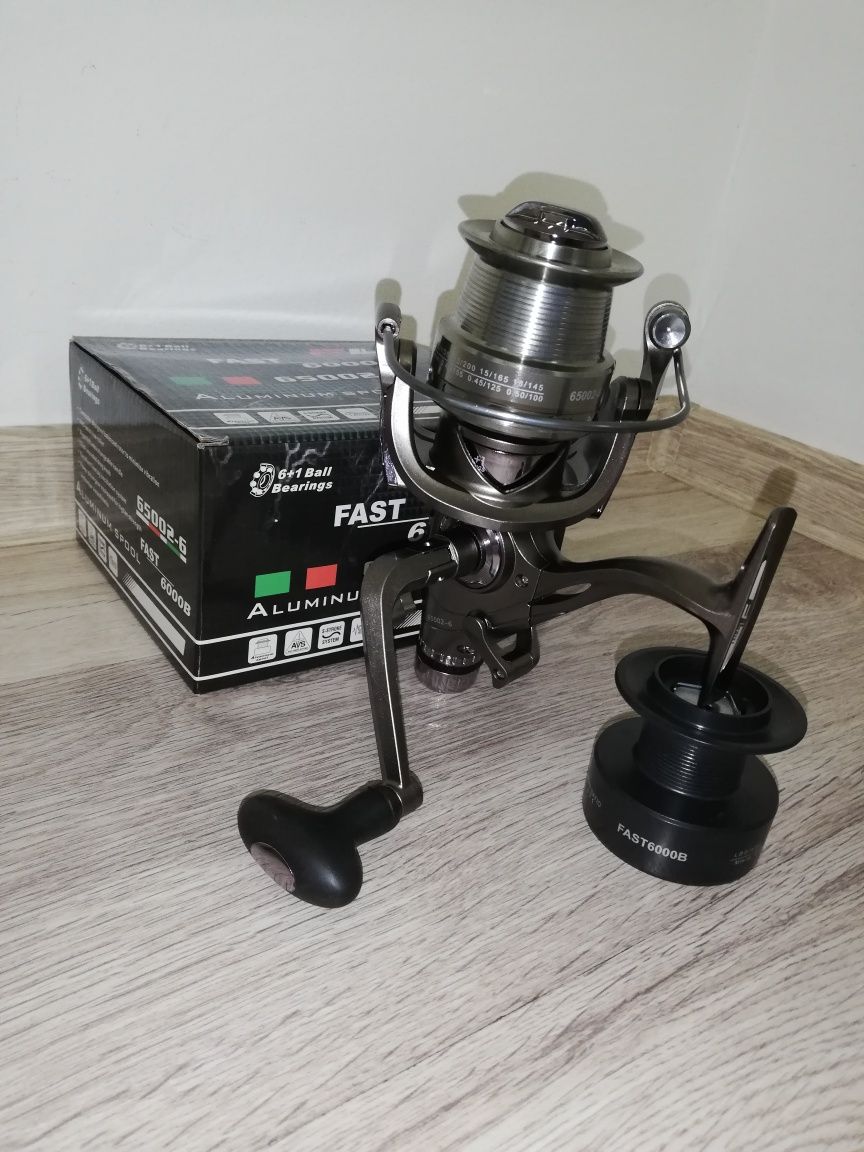 Set 4 Mulinete FL FAST 6000B 6+1 cu Baitrunner