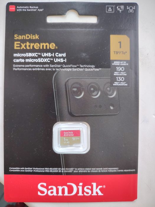 Продам SD карту на 1tb. Срочно