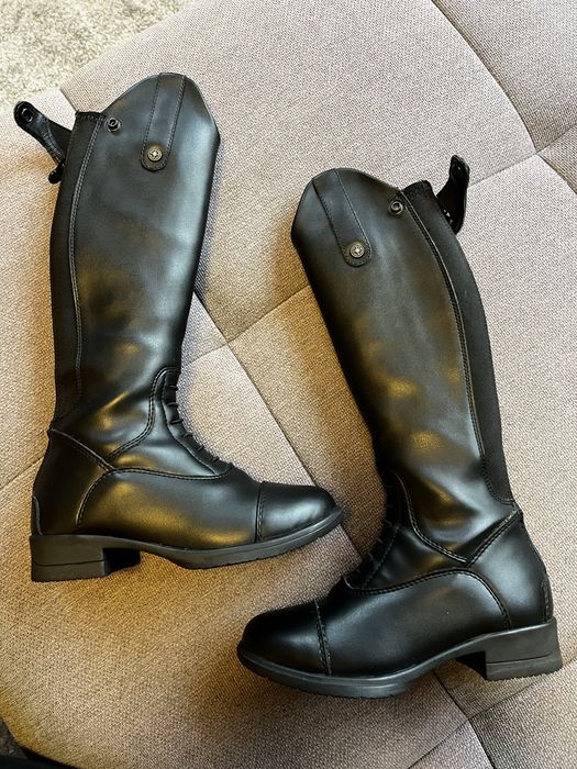 Детски ботуши за езда от веган кожа KIDS FUN