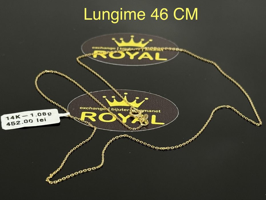 Bijuteria ROYAL : Lant AUR 14K NOU / 1.08 GR
