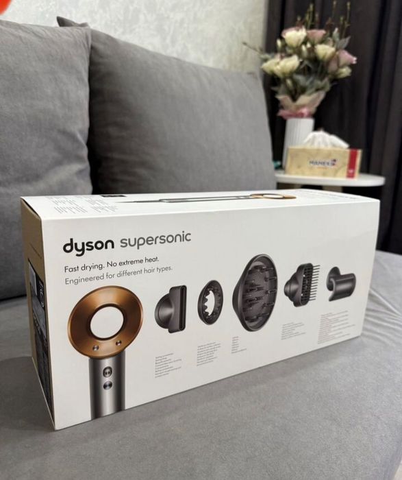 В наличии новый цвет Dyson Supersonic Стайлер Фен Мощный с насадками