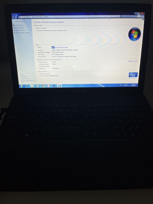 Laptop ASUS X551C, 4 GB RAM, HDD 500 GB, procesor intel core i3