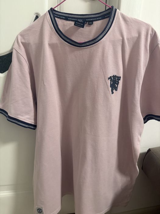 Tricou prezentare Manchester United Pink Navy