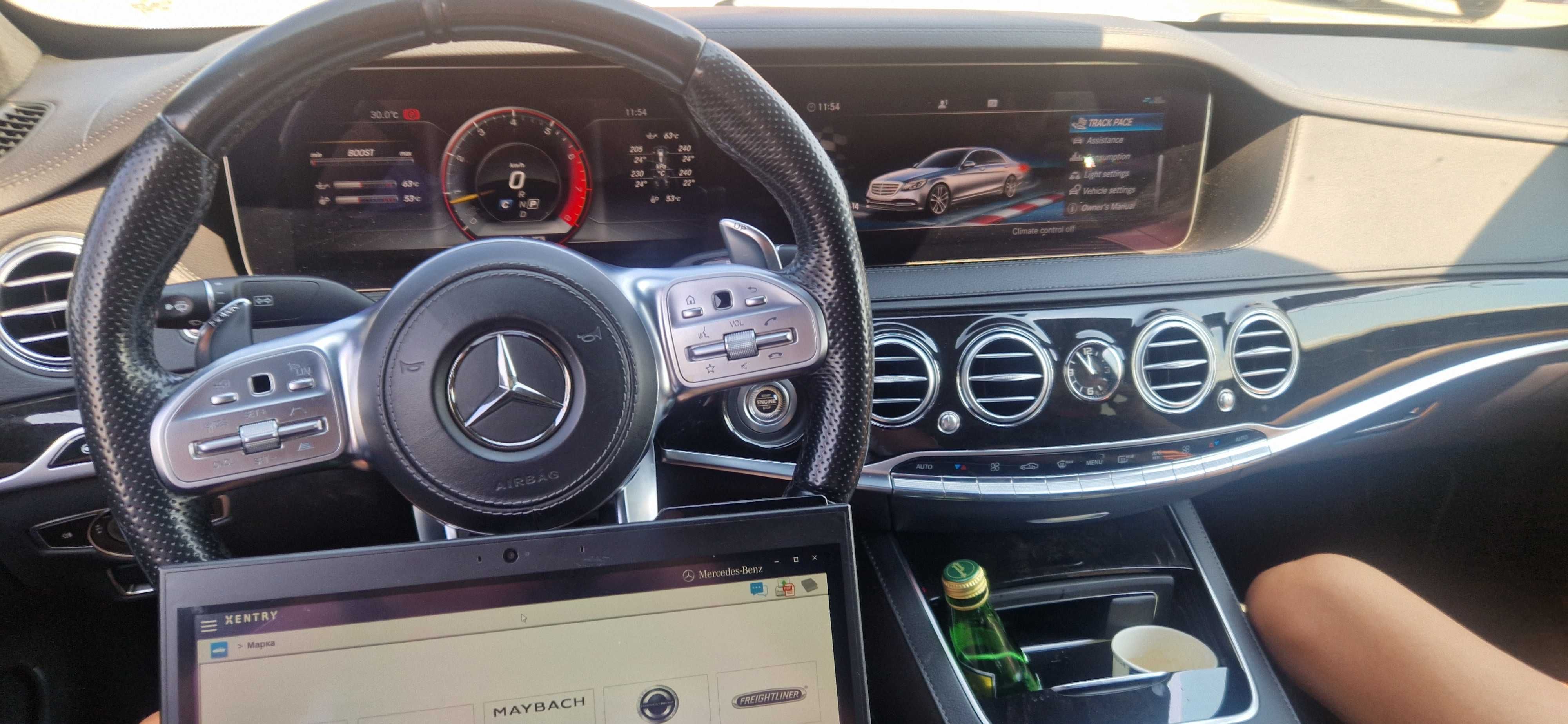 Актививиране на ///AMG меню за Mercedes Benz S-class W222/ C217