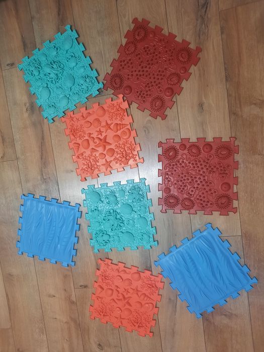 Модулен килим за игра Ortho Puzzle - микс море