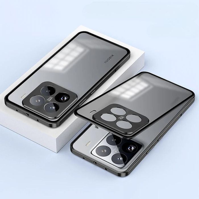 Двоен магнитен кейс за xiaomi 15t pro със защита на камерите