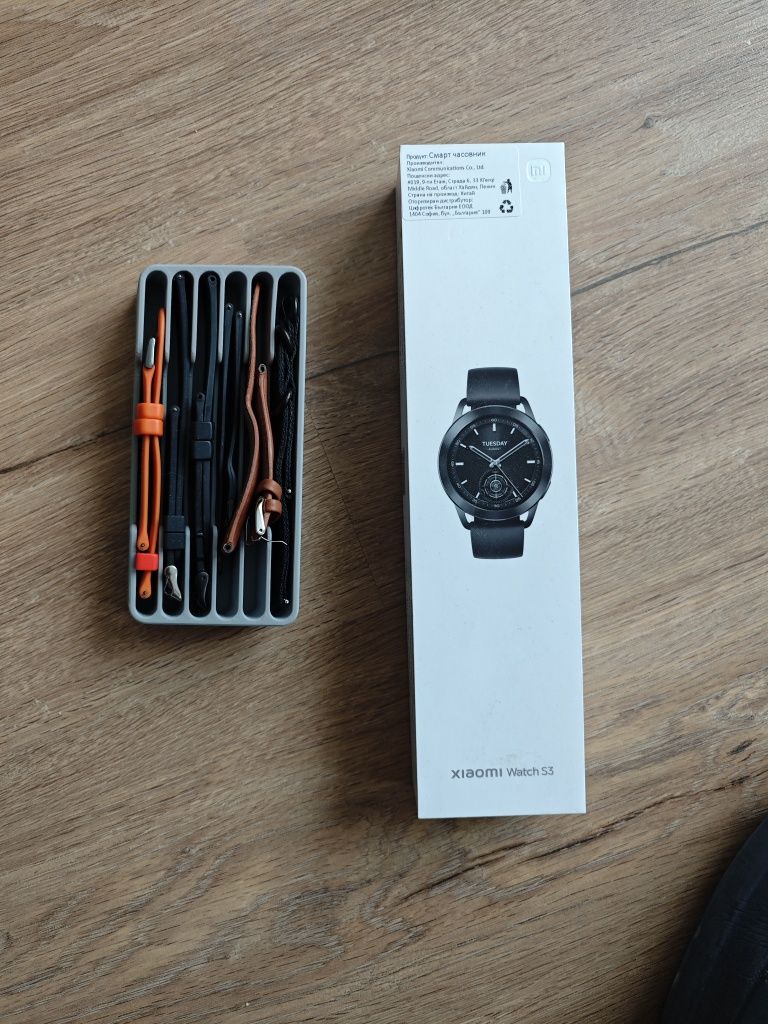 XIaomi Watch S3 Black + допълнителни каишки и аксесоари