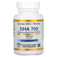 DHA 700, California Gold Nutrition, Рыбий жир Омега3, 1000 мг, 30 капс