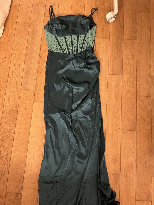 Rochie de seara verde smarald