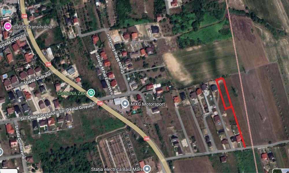 17 ARI intravilan M.Eminescu  - Baia Mare  LOC SUPERB DE CASA