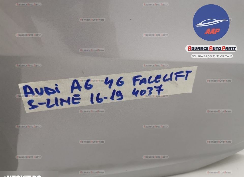bara spate cu senzori originala audi a6 4g/c7 (facelift) audi a6 4g/c7