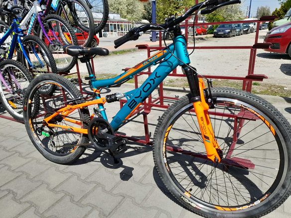 НОВИ сини велосипеди BYOX VERSUS 24" Пазарджик