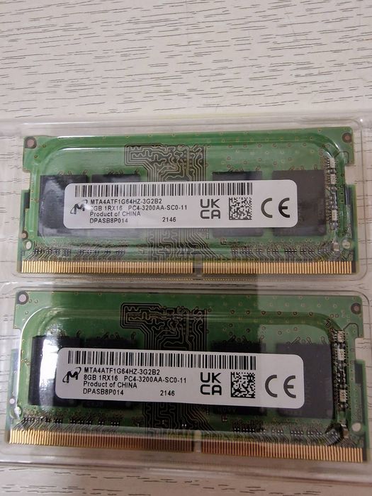 Платки RAM памет за компютър - цената за 2-та броя