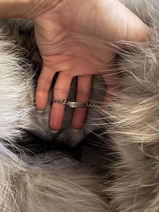 Haina din blana naturala de vulpe argintie marimea 38