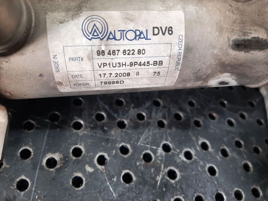 Racitor gaze cu egr 1.6 d ford fiesta 6 focus 2 citroen xsara picasso c4 9685640480 9846762280