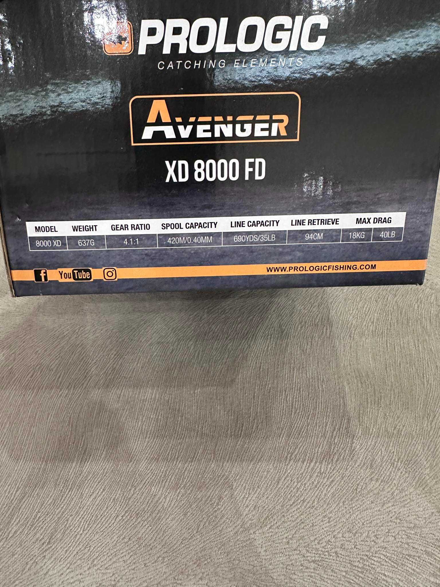 *НОВО* Prologic Avenger XD 8000 FD SST шаранджийски макари