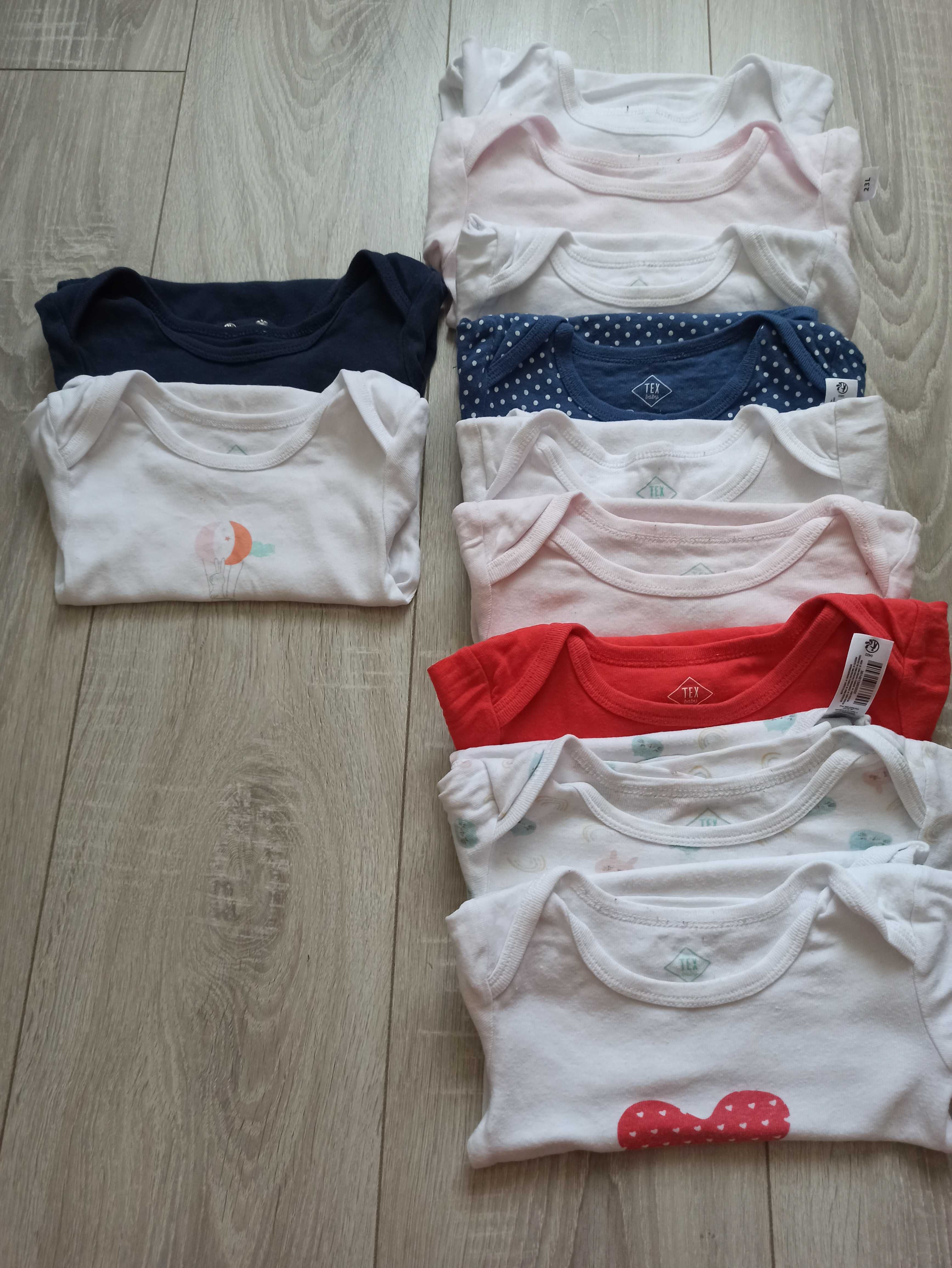 Lot 12 Body bumbac Tex mărime 86- 92