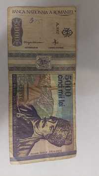 Bancnota 5000 lei, din 1993 Avram Iancu