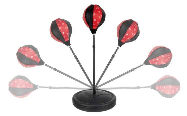 Детски боксов комплект круша на стойка с ръкавици