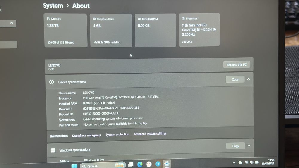 Lenevo idepadGaming , с гарантией