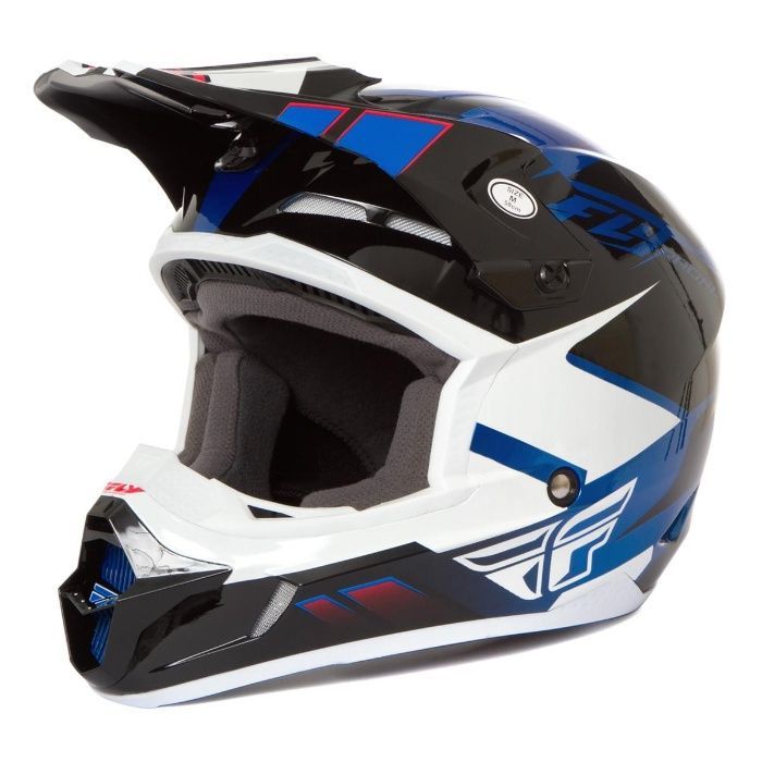 Шок цена!!! fly racing kinetic impulse blue black white каска крос м