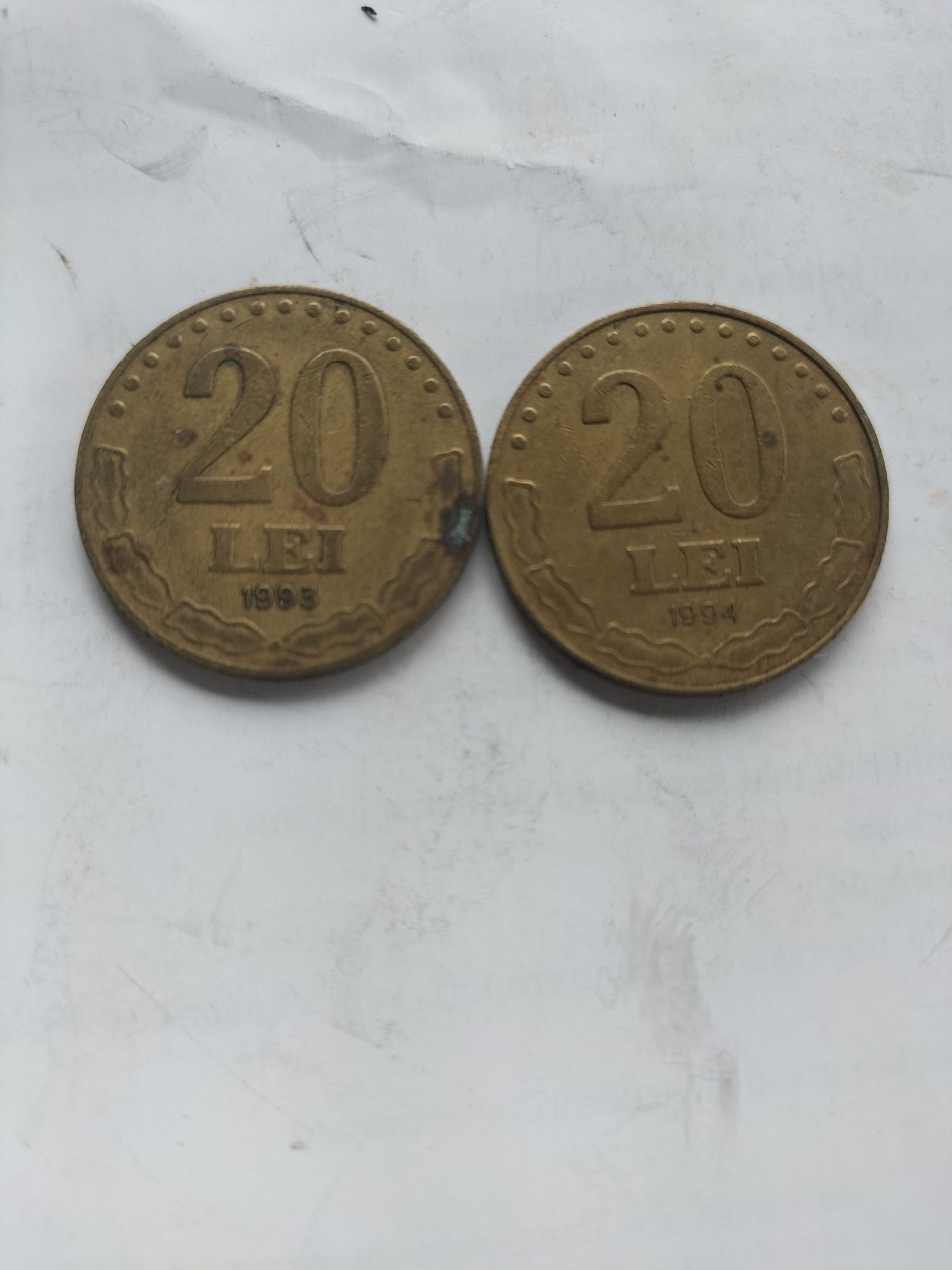 Moneda veche  20 lei 1993-1994