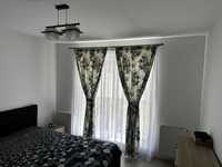 Galerii duble din metal, alama antic + accesorii incluse + draperii