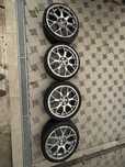Vand jante cu cauciucuri BMW 5x120 R19 sau schimb cu R18