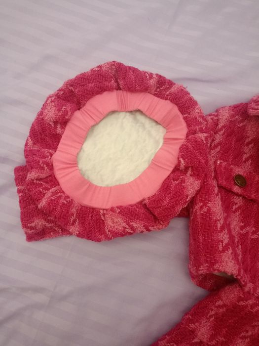 Детски комплект в цикламено розаво