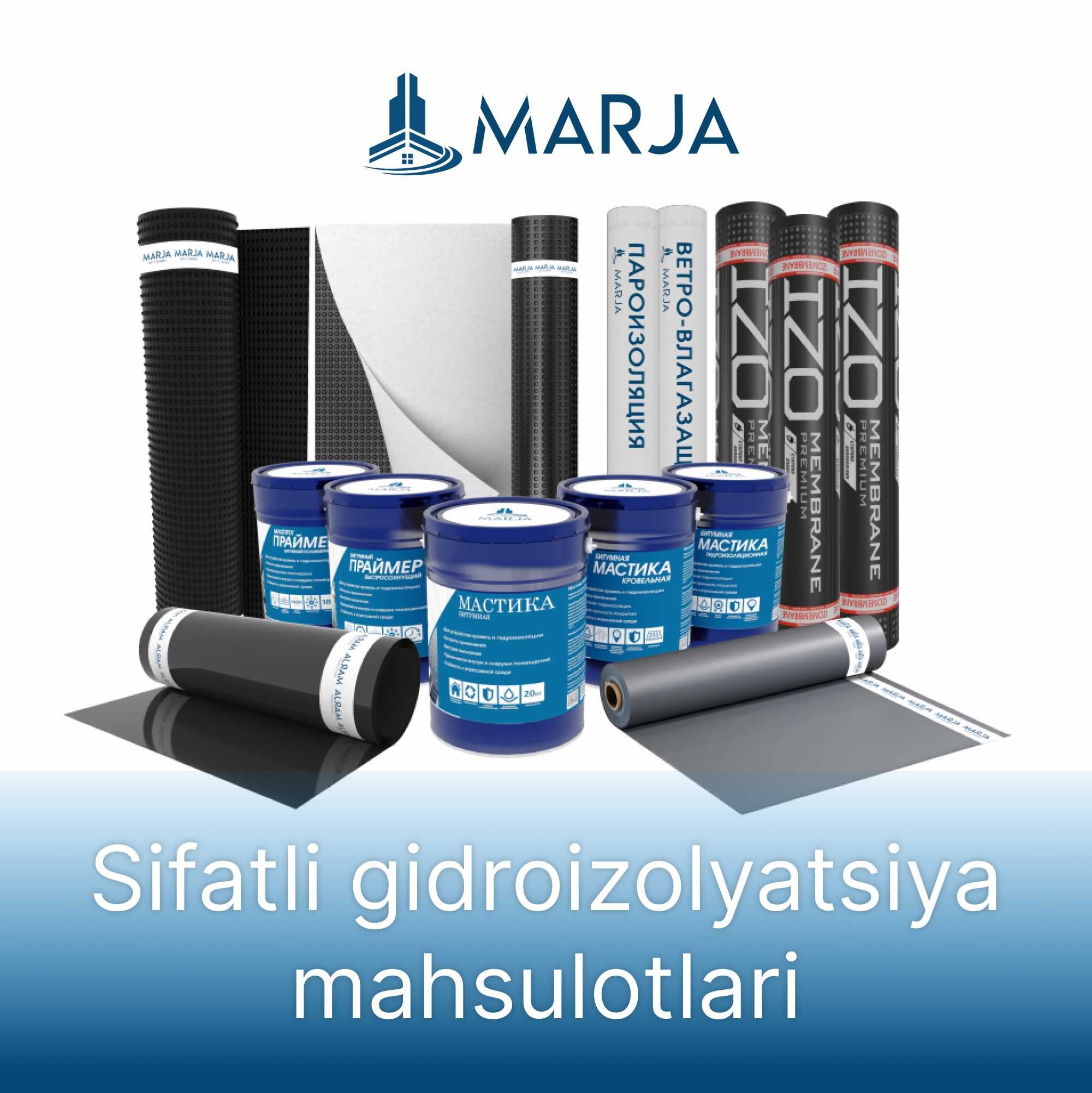 Полизол, Фольгоизол, Roofizol – гидроизоляция Marja