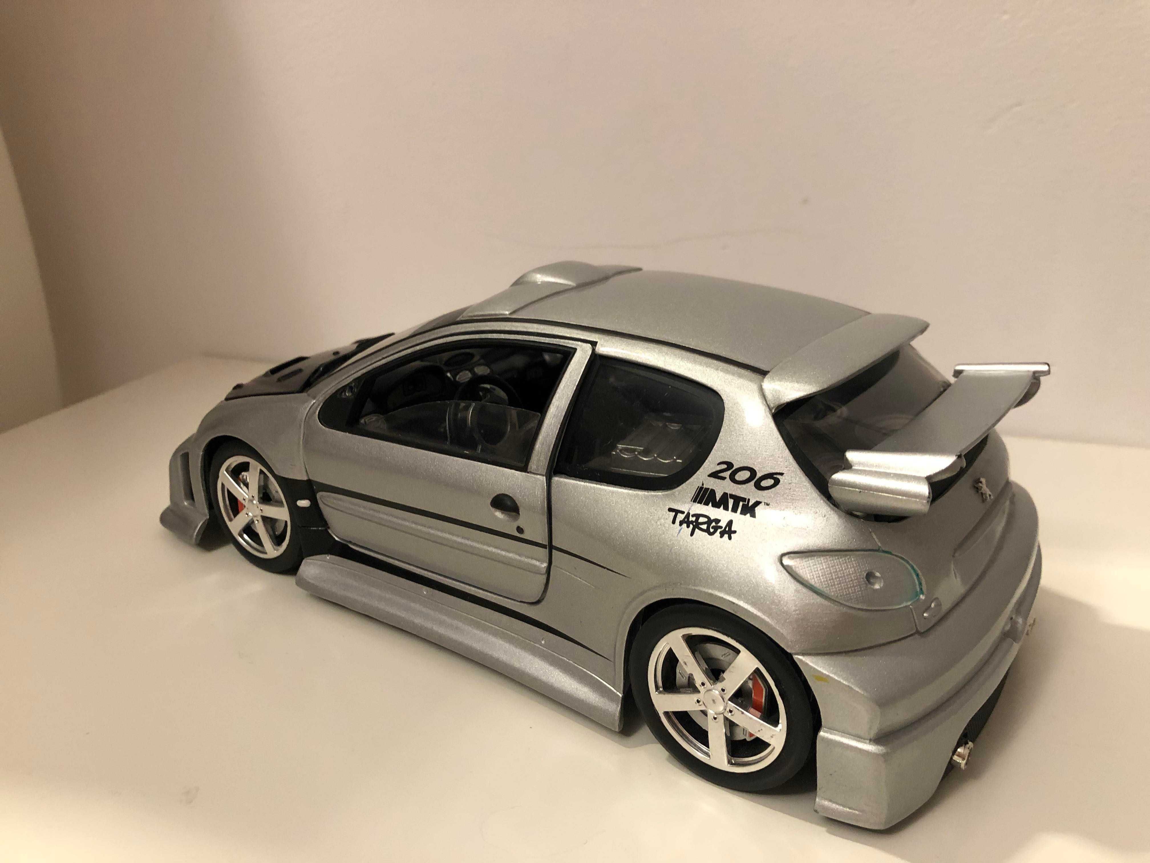 macheta Peugeot 206 tuning 1:18