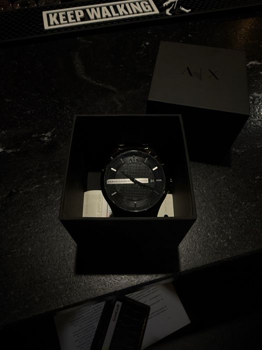 Armani Еxchange часовник watch черен black