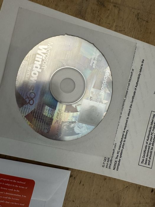 Cd cu Soft windows 98