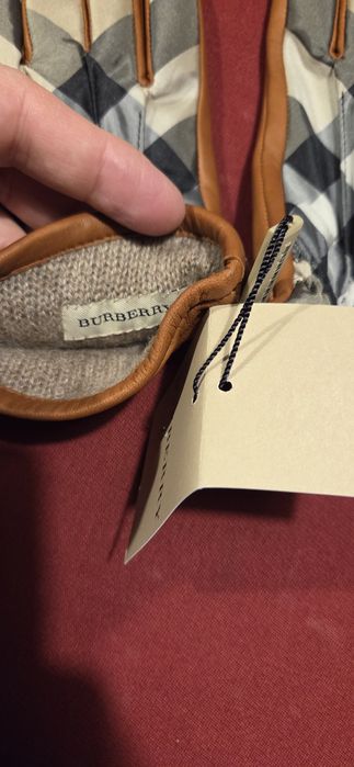 Manusi piele dama Burberry originale femei  noi ideal cadou