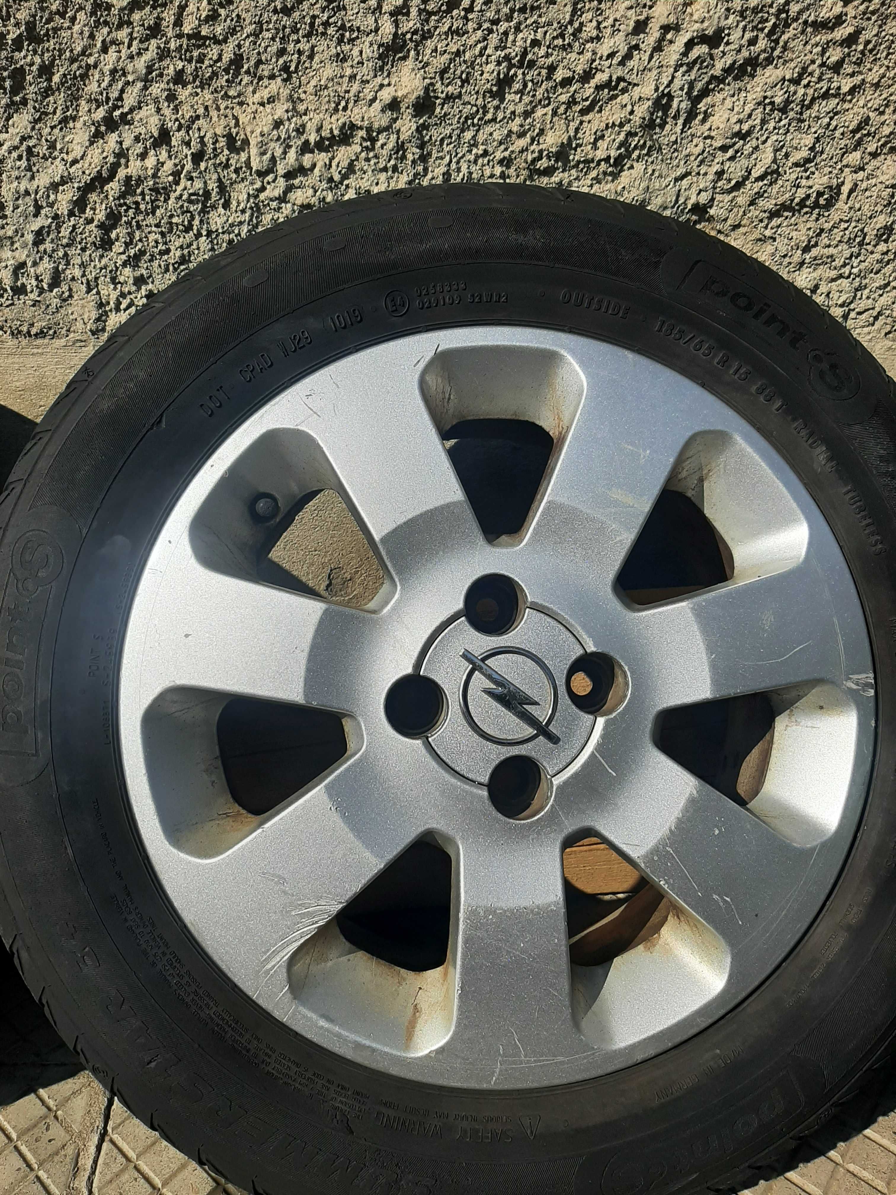 4 броя джанти с гуми 15" за Opel
