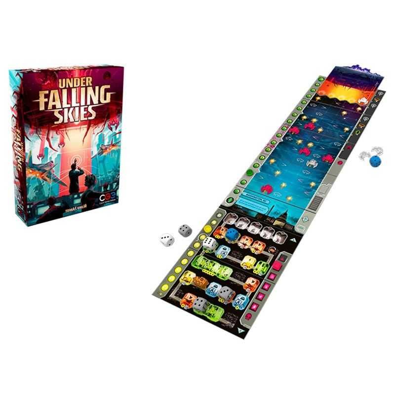 Настолна бордова игра Under Falling Skies като нова