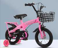 Детски велосипед с противоплъзгащи се гуми и светещи помощни колела