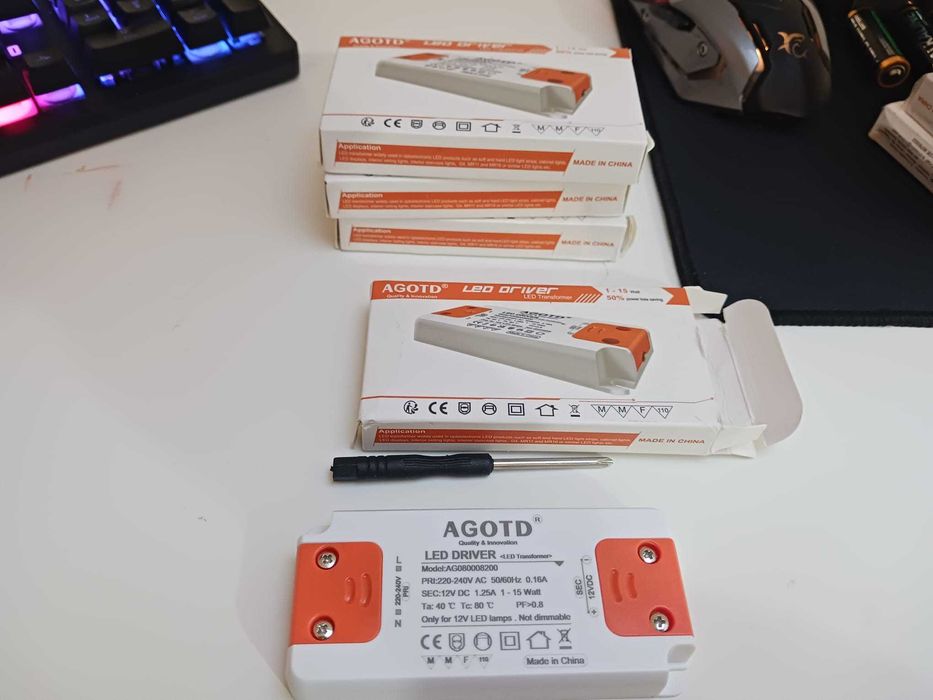 Set de 6 bucati Sursa leduri Led driver agotd